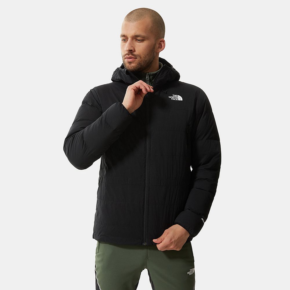 The North Face Winter Jacket Mens Australia - The North Face Trail 50/50 Black Hiking (UDZ-168537)